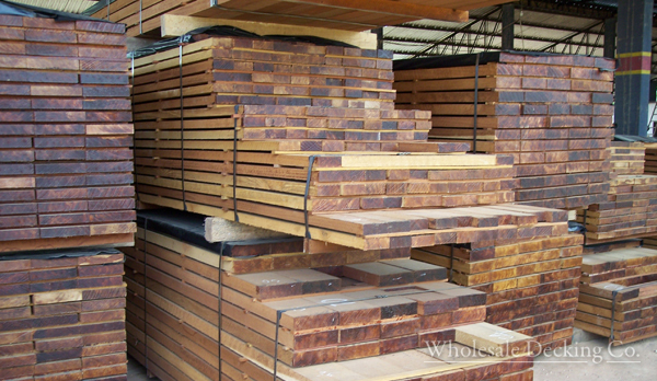 wholesale decking stacked